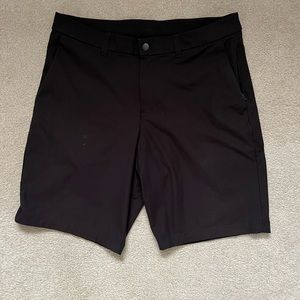 Black lululemon shorts for men size 34